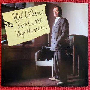 VINYL COLLECTORS -> Phil Collins - RARE Promo Copy 45RPM - Don't Lose My Number